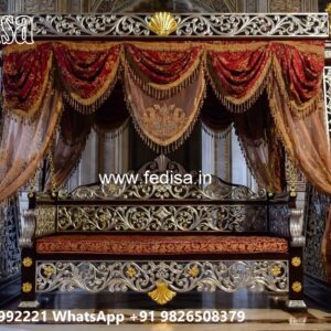Wooden Swing Design with Artistic Wooden Patterns No-8633