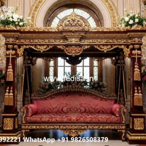 Wooden Swing Design with Beautiful Decorative Finish No-8637