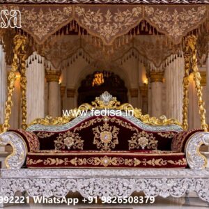 Wooden Swing Design with Classic Wooden Detailing No-8639