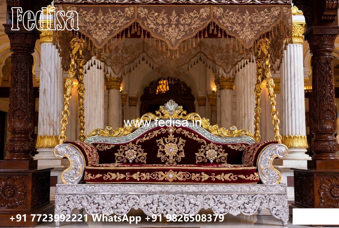Wooden Swing Design with Classic Wooden Detailing No-8639
