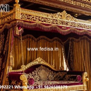 Luxury Swing Design with Decorative Floral Carvings No-8672