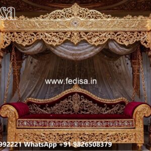 Luxury Swing Design with Artistic Wooden Patterns No-8687